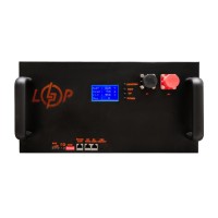 Акумулятор LP LiFePO4 51,2V - 160 Ah (8192Wh) (BMS 200A/100А) LCD метал RM Smart RS485/CAN