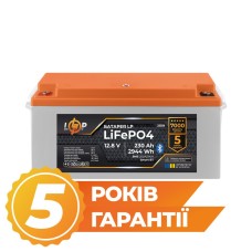 Акумулятор LP LiFePO4 12,8V - 230 Ah (2944Wh) (BMS 200A/100А) пластик Smart BT