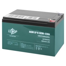 Тяговий свинцево-кислотний AGM акумулятор LP 6-DZM-12 Ah