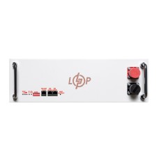 Акумулятор LP LiFePO4 51,2V - 100 Ah (5120Wh) (BMS SP 100A/50А) RM RS485/CAN LCD WH