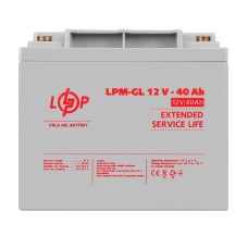 Акумулятор гелевий LPM-GL 12V - 40 Ah