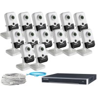 Hikvision 6Mp-IP-2048p 14IN Комплект видеонаблюдения