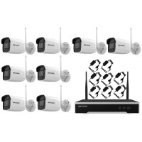 Hikvision 4Mp-Wi-Fi-1520p 8OUT Комплект видеонаблюдения