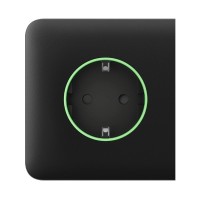 Бічна панель Ajax SideCover (type F) black для вбудованої розетки