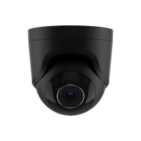 IP-відеокамера Ajax TurretCam (8 Мп/2.8 мм) black, дротова з роздільною здатністю 8 Мп і кутом огляду до 110°