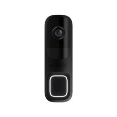 Відеодзвінок Ajax DoorBell black з вбудованим штучним інтелектом, ІЧ-сенсором та керуванням у застосунках