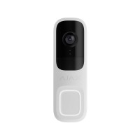 Відеодзвінок Ajax DoorBell white із вбудованим штучним інтелектом, ІЧ-сенсором та керуванням у застосунках