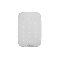 Бездротова сенсорна клавіатура Ajax Keypad Plus (8EU) white зі зчитувачем карток Pass і брелоків Tag