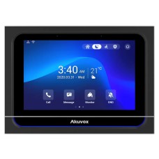 Відеодомофон SIP 7" Akuvox X933W Black на Android з Wi-Fi та Bluetooth