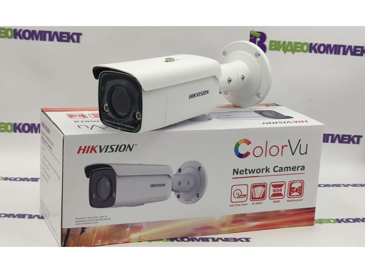 Hikvision DS-2CD2T87G2-L - 4K, Colorvu i Acusense в одній камері!