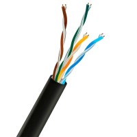 Кабель звита пара TRINIX UTP CAT5E CU 0.51 mm LDPE Outdoor вуличний мідний (бухта 305м)
