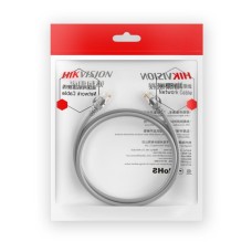 Патч-корд мідний Hikvision DS-1NP6UEC0 UTP Cat6 - 5 м сірий