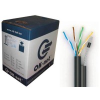 Кабель OК-NET КППт-ВП (100) UTP кат 5е (UTP медь наружный с тросом) бухта 500м