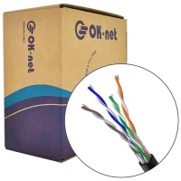 Витая пара OK-Net КПП-ВП (100) UTP кат.5е, 4х2х0.51 бухта 305м (UTP медь наружный)