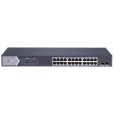 Керований 26-портовий PoE комутатор Hikvision DS-3E1526P-SI з 24 портами PoE