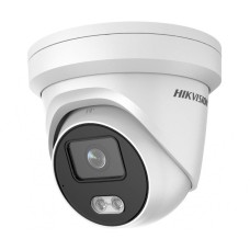 IP-відеокамера 4 Мп Hikvision DS-2CD2347G2-LU(C) (2.8mm) ColorVu із вбудованим мікрофоном та Acusense для відеоспостереження вулична 