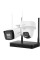 Комплект відеонагляду на 2 бездротові камери Hikvision NKS424W02H з двостороннім аудіозв'язком