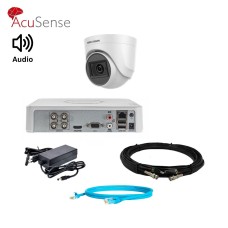 Hikvision 2Mp-THD-IN-Acusense-DS-2CE76D0T-ITPFS 1 камера Комплект відеоспостереження