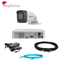 Hikvision 4Mp-THD-OUT-Acusense-DS-2CE16H0T-ITF 1 камера Комплект відеоспостереження