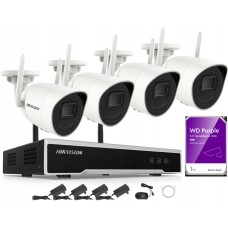 Hikvision NK42W0H-1T(WD)(D) Комплект Wifi відеоспостереження на 4 камери зі звуком