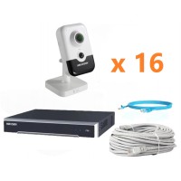 Hikvision 2Mp-IP-IN-DOOR-AUDIO-16Cam Комплект відеоспостереження