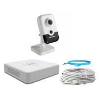 Hikvision 2Mp-IP-IN-DOOR-AUDIO-1Cam Комплект відеоспостереження