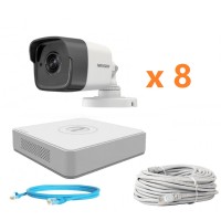 Hikvision 2Mp-IP-OUT-DOOR-8Cam Комплект відеоспостереження