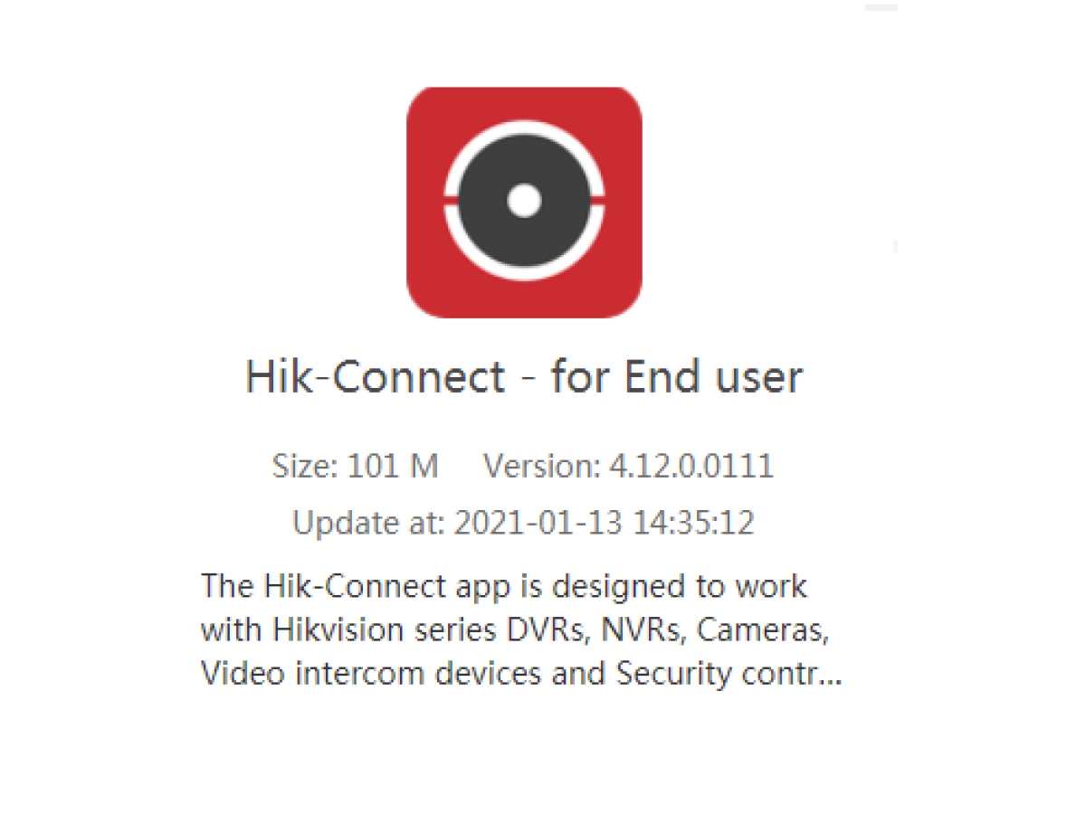 Увага! Оновлення Hik-Connect до останньої версії V4.12.0.