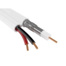 Кабель CCTV коаксіальний з живленням RITAR W100-RG690 2x0.5mm бухта 100м