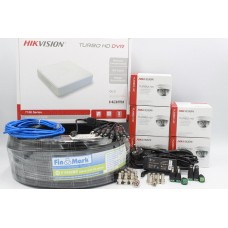 Hikvision 1.3Mp-TurboHD-720p 5IN Комплект видеонаблюдения