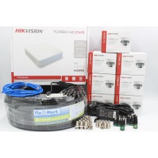 Hikvision 1.3Mp-TurboHD-720p 7IN Комплект видеонаблюдения