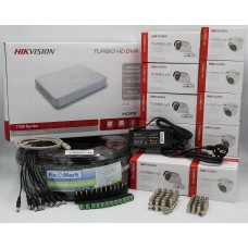 Hikvision 1.3Mp-TurboHD-720p 12OUT Комплект видеонаблюдения