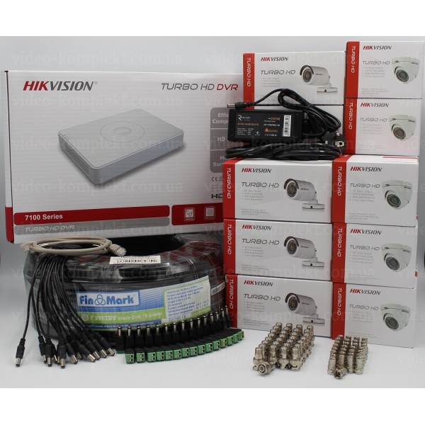 Hikvision 1.3Mp-TurboHD-720p 16OUT Комплект видеонаблюдения