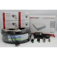 Hikvision 2Mp-TurboHD-1080p 4OUT Комплект видеонаблюдения