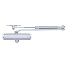 Дотягувач дверей 40-65 кг SEVEN DC-7742HP silver (механізм фіксації дверей)