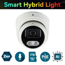 IP-відеокамера 2 Мп SEVEN IP-7212PA-DL white 2,8 мм з розумним подвійним підсвічуванням