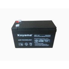 Акумуляторна батарея AGM (свинцево-кислотна) KOYAMA 12V 7Ah