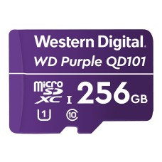 Карта памяти Western Digital MEMORY MICRO SDXC QD101 256GB UHS-I WDD256G1P0C WDC специализированная для видеонаблюдения