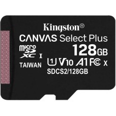 Карта пам'яті Kingston 128GB microSDXC Class 10 Canvas Select Plus 100R A1 (SDCS2/128GBSP) 