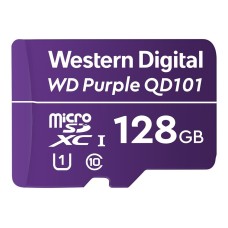 Карта памяти Western Digital MEMORY MICRO SDXC QD101 128GB UHS-I WDD128G1P0C WDC специализированная для видеонаблюдения