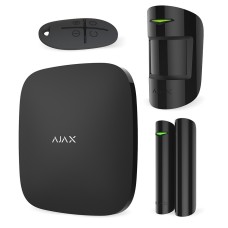 Комплект бездротової сигналізації Ajax StarterKit 2 (8EU) black з підтримкою датчиків з фотофіксацією тривог