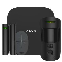 Комплект беспроводной сигнализации Ajax StarterKit Cam black с фотоверификацией тревог
