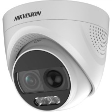 HD-TVI видеокамера 2 Мп Hikvision DS-2CE72DFT-PIRXOF (3.6 мм) ColorVu с PIR датчиком и сиреной для системы видеонаблюдения Sale