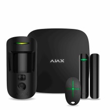 Комплект беспроводной сигнализации Ajax StarterKit Cam Plus (8EU) UA black с фотоверификацией тревог и поддержкой LTE