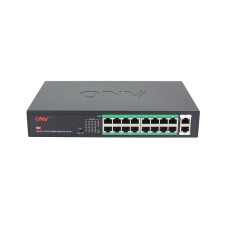 PoE комутатор ONV H1016PLS на 16 PoE портів