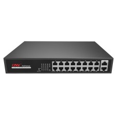 ONV H1016PL PoE комутатор на 16 портів для камер відеонагляду