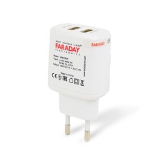 Блок питания Faraday Electronics 18W/OEM с 2 USB выходами 5V/1A+2.4A