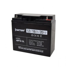 Акумулятор 12В 18 Аг для ДБЖ I-Battery ABP18-12L