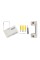 Виклична панель домофону з вбудованим зчитувачем карток MIFARE SEVEN CP-7503F RFID white