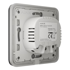 Вимикач Ajax LightSwitch 2-gang Black двоклавішний